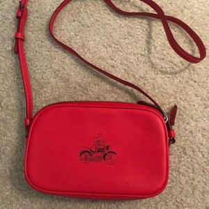Disney X Coach red Mickey bag